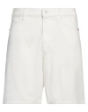 Amish Short Men's Bermuda Shorts Bernie Bull Sw Ecru In White