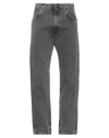 Amish Man Denim Pants Black Size 32 Cotton In Black