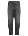 Amish Man Jeans Black Size 32 Cotton, Elastane In Black