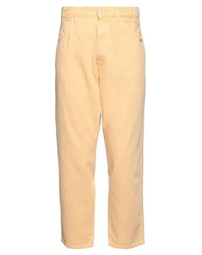 Amish Man Jeans Marigold Size 32 Cotton In Yellow