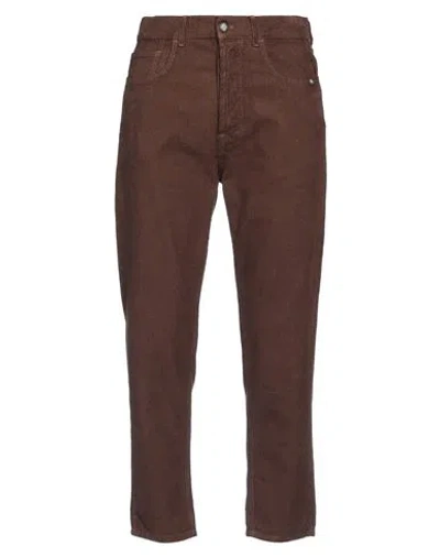 Amish Man Pants Cocoa Size 31 Cotton In Brown