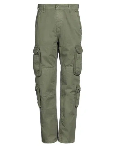 AMISH AMISH MAN PANTS MILITARY GREEN SIZE M COTTON
