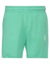 Amish Man Shorts & Bermuda Shorts Lime Green Size S Cotton In Green