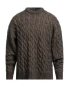 Amish Man Sweater Beige Size L Polyester, Alpaca Wool, Wool In Beige