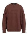 Amish Man Sweatshirt Brown Size Xl Cotton