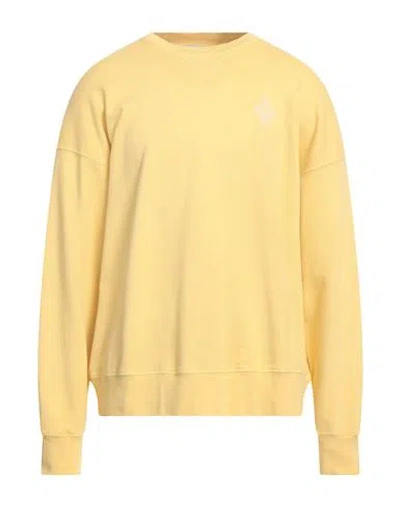 Amish Man Sweatshirt Marigold Size M Cotton In Yellow
