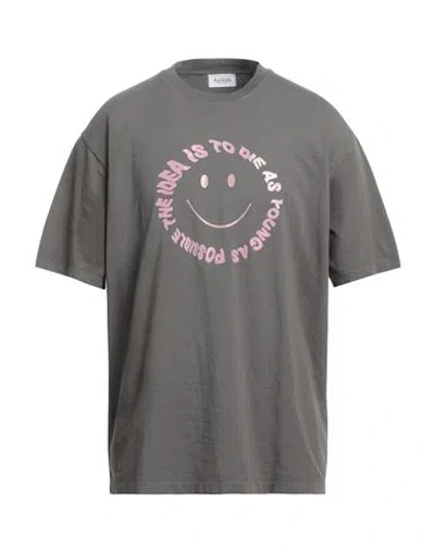 Amish Man T-shirt Steel Grey Size Xl Cotton