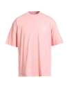 Amish Man T-shirt Salmon Pink Size Xxl Cotton
