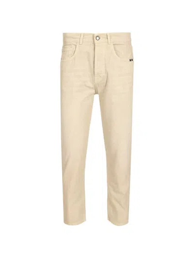 Amish Beige Solid Casual Pants In Neutral