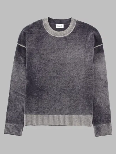 AMISH AMISH MEN'S BLACK MINI SWEATSHIRT SWEATER