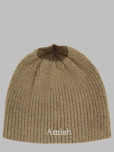 Amish Men's Felt Fedora Hat In Brown