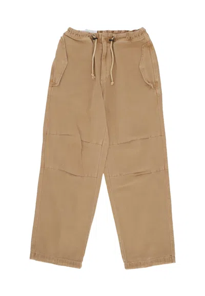 Amish Men's Long Trousers Parachute Dark Beige