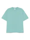 Amish Micro Logo Jersey T-shirt In Green