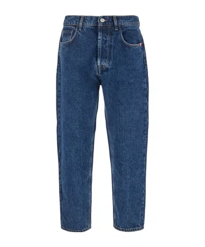 Amish Multi-pocket Jeans In Blue