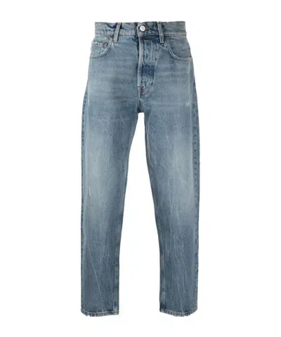 Amish Multi-pocket Jeans In Blue