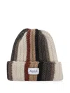 Amish Multi-striped Beanie Hat In Multi