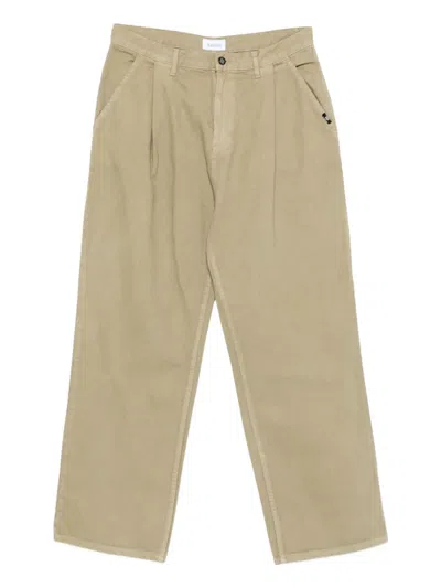 Amish Nogend Pleated Trousers In Neutral