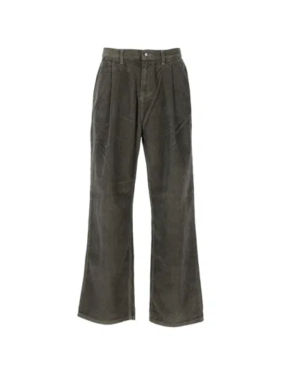 Amish Pleated Corduroy Trousers In Multi