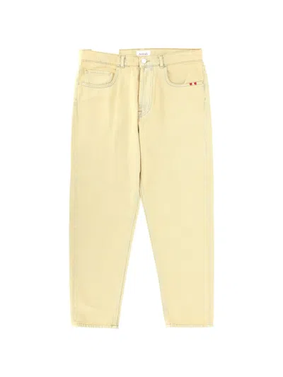 Amish Pocket Jeans In Yellow