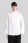 Amish Ripple  Shirt In White