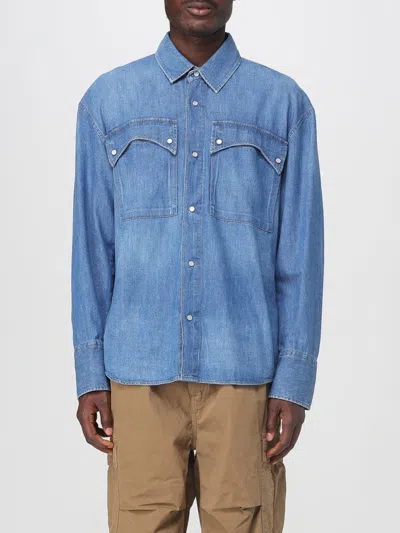 Amish Shirt  Men Color Blue