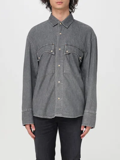 Amish Denim Shirt In Grey