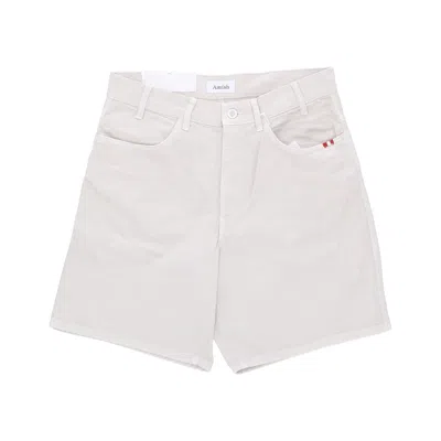 AMISH SHORT MEN'S BERMUDA SHORTS BERNIE BULL SW ECRU