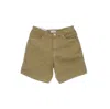 Amish Short Men's Jeans Bermuda Bernie  Bull Sw Beige In Beige