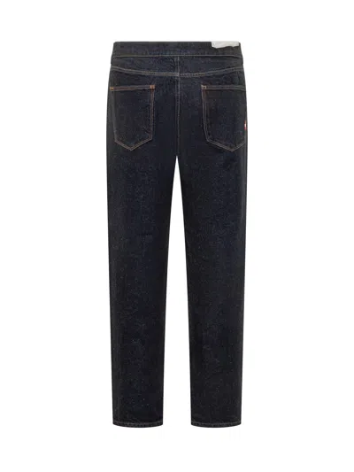 Amish Slim Fit Jeans In Rinse Denim