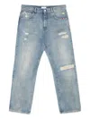 Amish Straight-leg Classic Denim Jeans With Timeless Styling In Multi