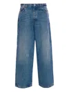 Amish Denim Wide Jeans In Blue