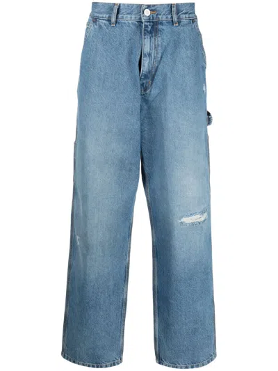 Amish Straight-leg Jeans In Blue