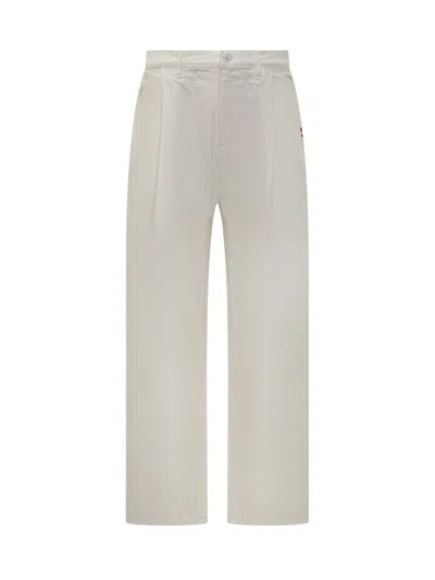 Amish Straight Leg Trousers In Dyed Ecru