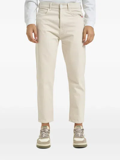 Amish Straight-leg Jeans In White