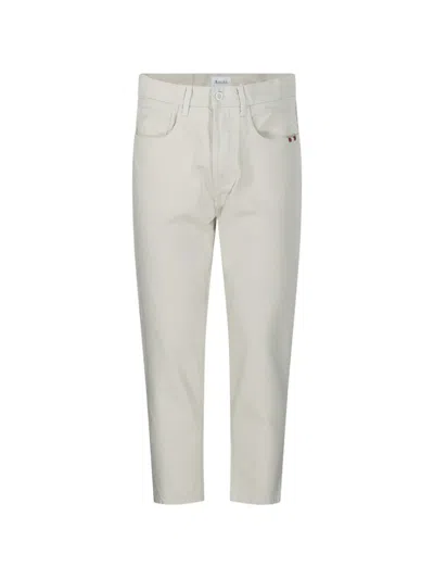 Amish Straight-leg Jeans In White