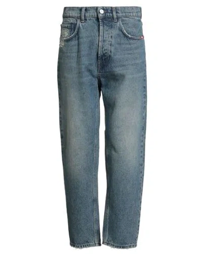 Amish Supplies Man Jeans Blue Size 33 Polyester, Cotton