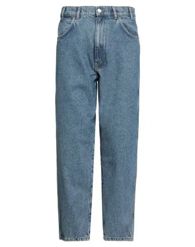 Amish Supplies Man Jeans Blue Size 34 Polyester, Cotton