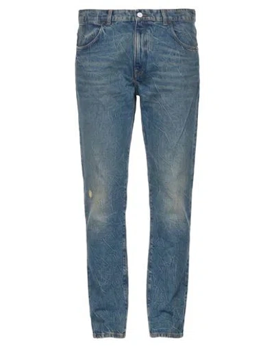 Amish Supplies Man Jeans Blue Size 36 Polyester, Cotton