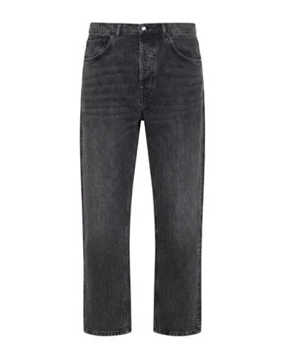 Amish Supplies Man Jeans Charcoal Size 36 Cotton In Grey