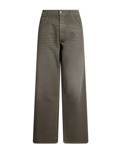 Amish Supplies Man Jeans Light Brown Size 36 Cotton In Beige