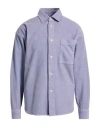 Amish Supplies Man Shirt Lilac Size M Cotton In Purple