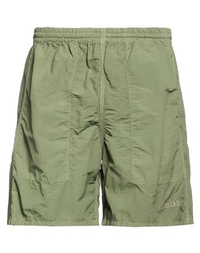Amish Supplies Man Shorts & Bermuda Shorts Military Green Size Xl Polyacrylic