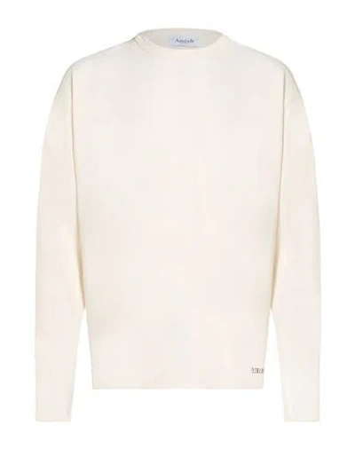 Amish Supplies Man Sweater Ivory Size L Cotton In White