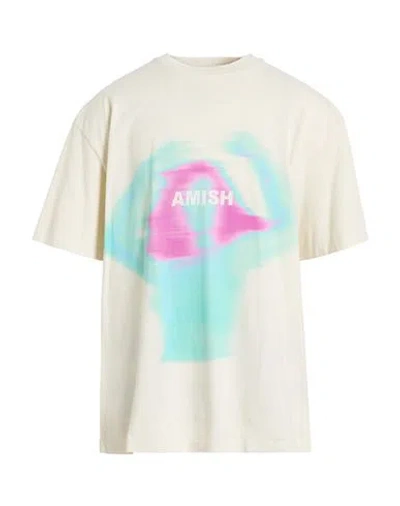 Amish Supplies Man T-shirt Ivory Size L Cotton In Multi