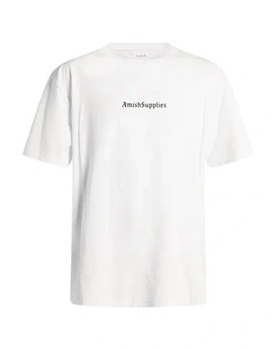 Amish Supplies Man T-shirt White Size Xs Cotton