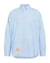 Amish Supplies X Dan Sablon Man Shirt Light Blue Size L Cotton
