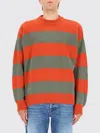 Amish Striped Wool Pullover In Multi