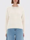 Amish Wool Blend Sweater In White