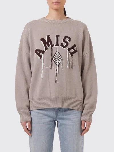 Amish セーター レディース カラー ベージュ In Gray