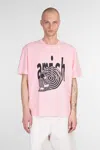 Amish Graphic-print T-shirt In Pink